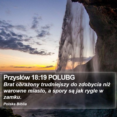 Przysłów 18:19 POLUBG Bible Verse Image