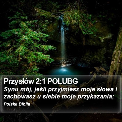 Przysłów 2:1 POLUBG Bible Verse Image