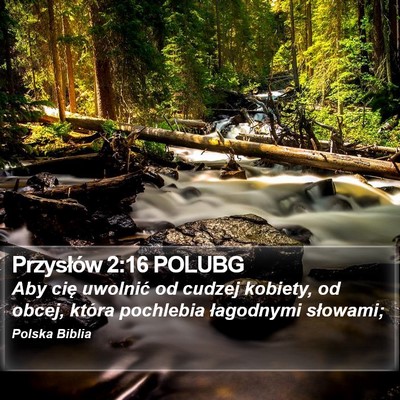 Przysłów 2:16 POLUBG Bible Verse Image