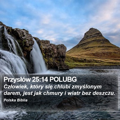 Przysłów 25:14 POLUBG Bible Verse Image