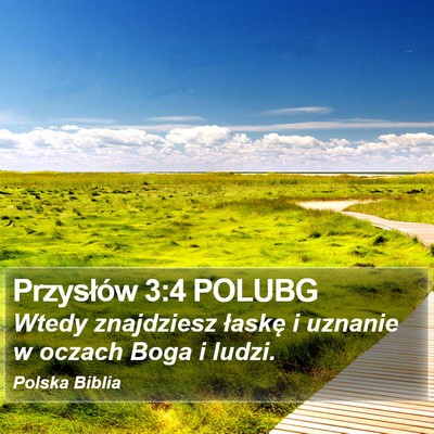 Przysłów 3:4 POLUBG Bible Verse Image