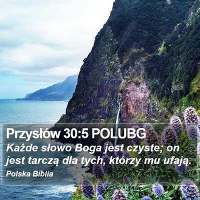 Przysłów 30:5 POLUBG Bible Verse Image