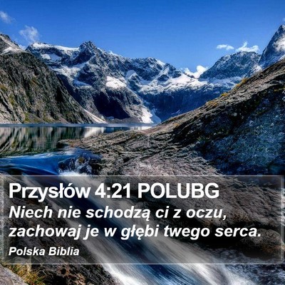 Przysłów 4:21 POLUBG Bible Verse Image