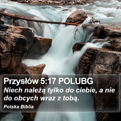 Przysłów 5:17 POLUBG Bible Verse Image
