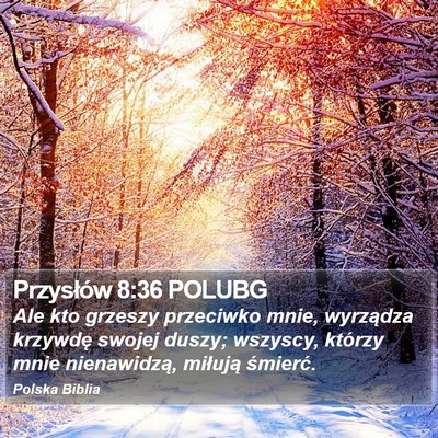 Przysłów 8:36 POLUBG Bible Verse Image