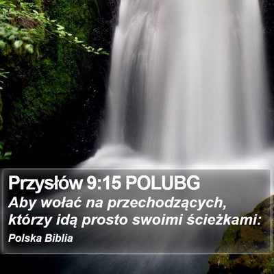 Przysłów 9:15 POLUBG Bible Verse Image