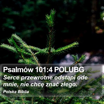 Psalmów 101:4 POLUBG Bible Verse Image