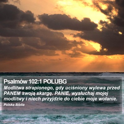 Psalmów 102:1 POLUBG Bible Verse Image