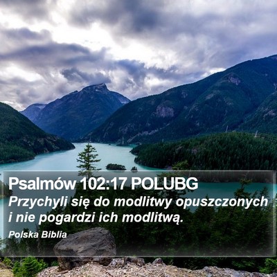 Psalmów 102:17 POLUBG Bible Verse Image