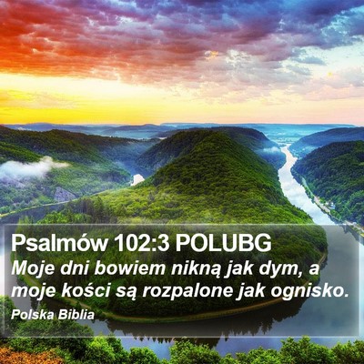 Psalmów 102:3 POLUBG Bible Verse Image