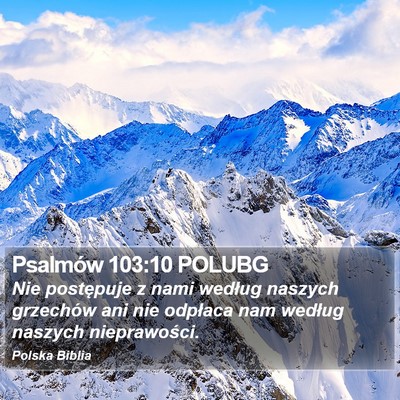 Psalmów 103:10 POLUBG Bible Verse Image
