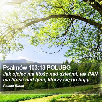 Psalmów 103:13 POLUBG Bible Verse Image