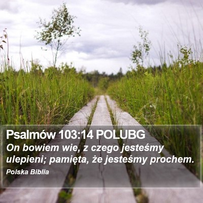 Psalmów 103:14 POLUBG Bible Verse Image