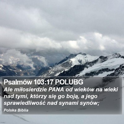 Psalmów 103:17 POLUBG Bible Verse Image