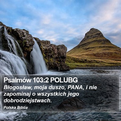 Psalmów 103:2 POLUBG Bible Verse Image