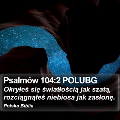 Psalmów 104:2 POLUBG Bible Verse Image