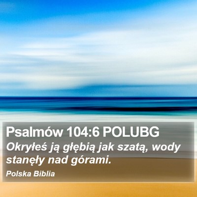 Psalmów 104:6 POLUBG Bible Verse Image