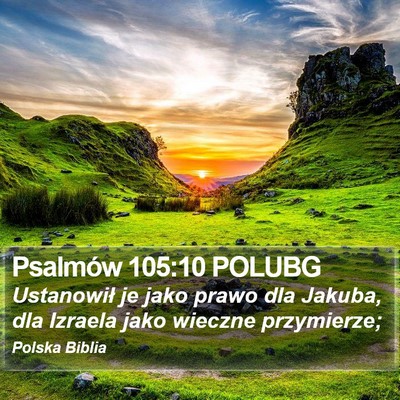 Psalmów 105:10 POLUBG Bible Verse Image