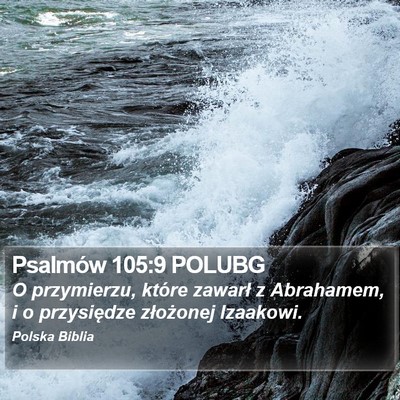 Psalmów 105:9 POLUBG Bible Verse Image