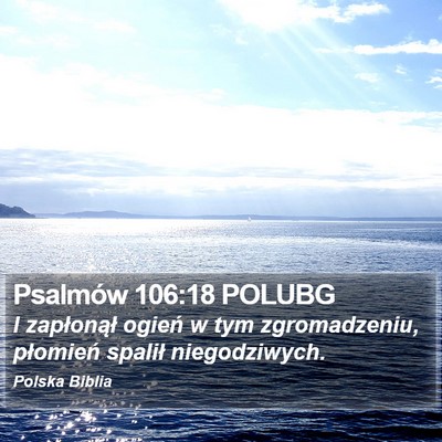 Psalmów 106:18 POLUBG Bible Verse Image