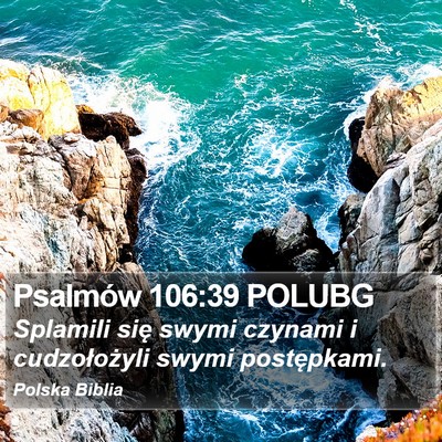 Psalmów 106:39 POLUBG Bible Verse Image