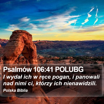 Psalmów 106:41 POLUBG Bible Verse Image