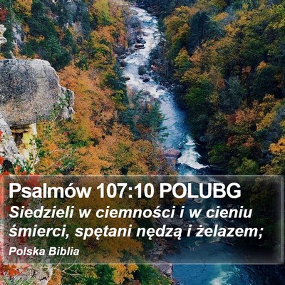 Psalmów 107:10 POLUBG Bible Verse Image