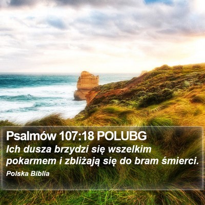 Psalmów 107:18 POLUBG Bible Verse Image