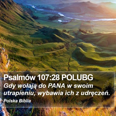 Psalmów 107:28 POLUBG Bible Verse Image