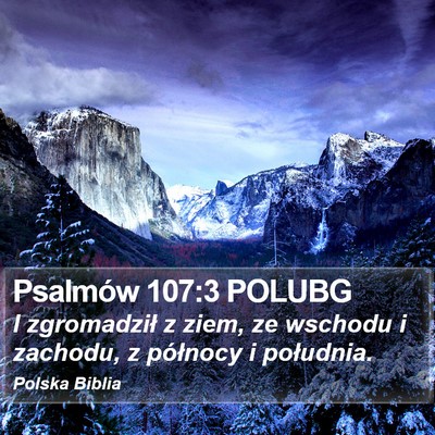 Psalmów 107:3 POLUBG Bible Verse Image
