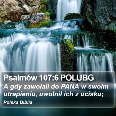 Psalmów 107:6 POLUBG Bible Verse Image