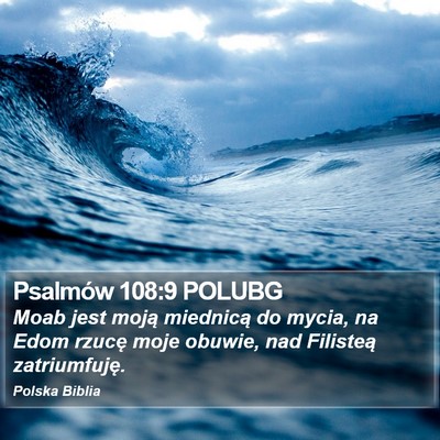 Psalmów 108:9 POLUBG Bible Verse Image