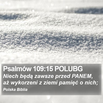 Psalmów 109:15 POLUBG Bible Verse Image