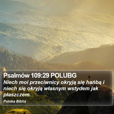 Psalmów 109:29 POLUBG Bible Verse Image