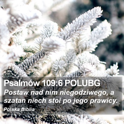 Psalmów 109:6 POLUBG Bible Verse Image