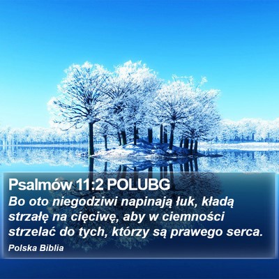 Psalmów 11:2 POLUBG Bible Verse Image