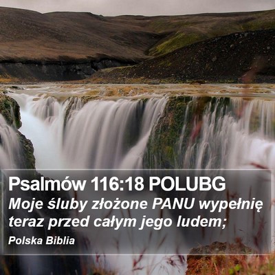Psalmów 116:18 POLUBG Bible Verse Image