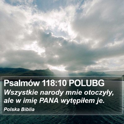 Psalmów 118:10 POLUBG Bible Verse Image