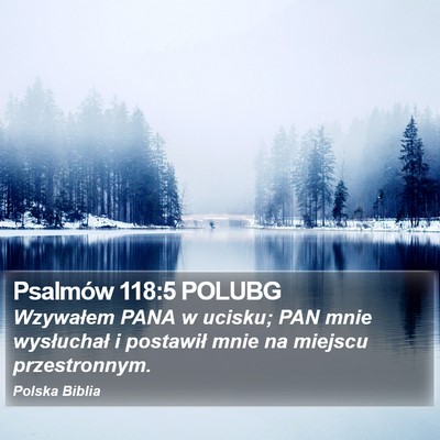 Psalmów 118:5 POLUBG Bible Verse Image