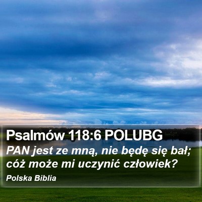Psalmów 118:6 POLUBG Bible Verse Image
