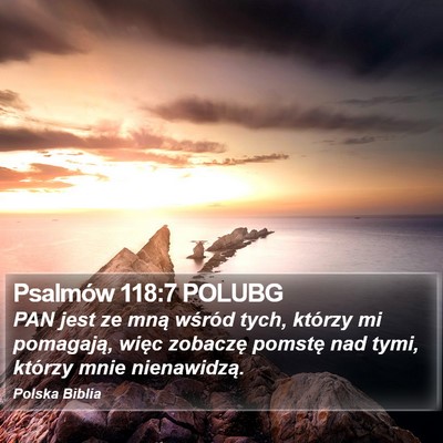 Psalmów 118:7 POLUBG Bible Verse Image