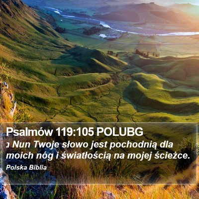 Psalmów 119:105 POLUBG Bible Verse Image