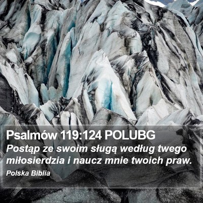 Psalmów 119:124 POLUBG Bible Verse Image