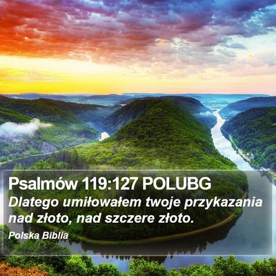 Psalmów 119:127 POLUBG Bible Verse Image
