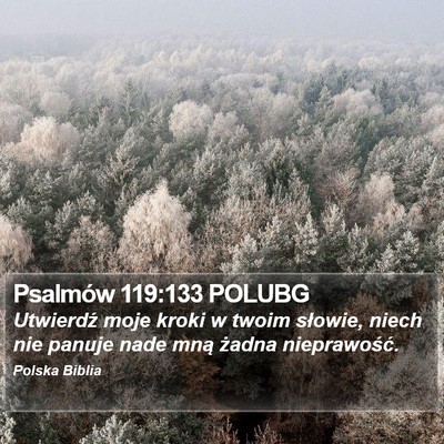 Psalmów 119:133 POLUBG Bible Verse Image