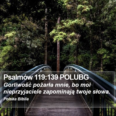 Psalmów 119:139 POLUBG Bible Verse Image