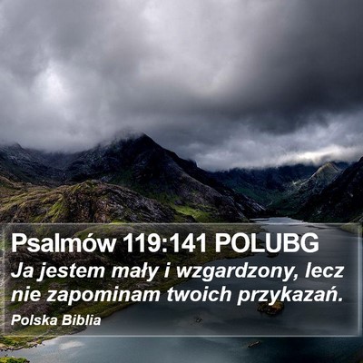 Psalmów 119:141 POLUBG Bible Verse Image