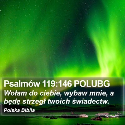Psalmów 119:146 POLUBG Bible Verse Image