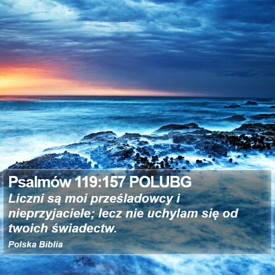 Psalmów 119:157 POLUBG Bible Verse Image