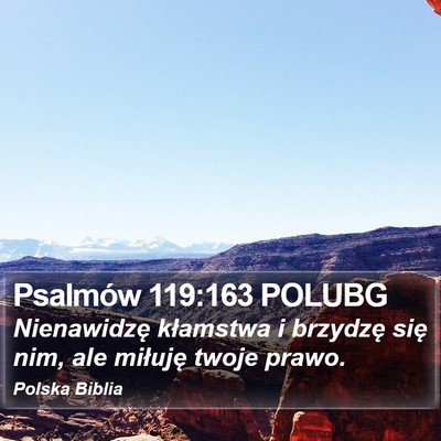 Psalmów 119:163 POLUBG Bible Verse Image